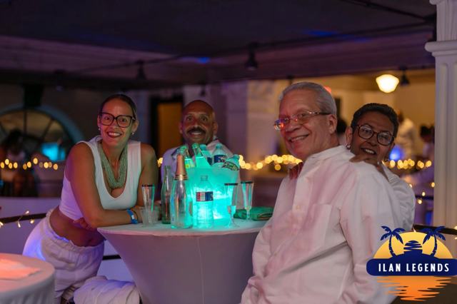 Guests at a lounge table